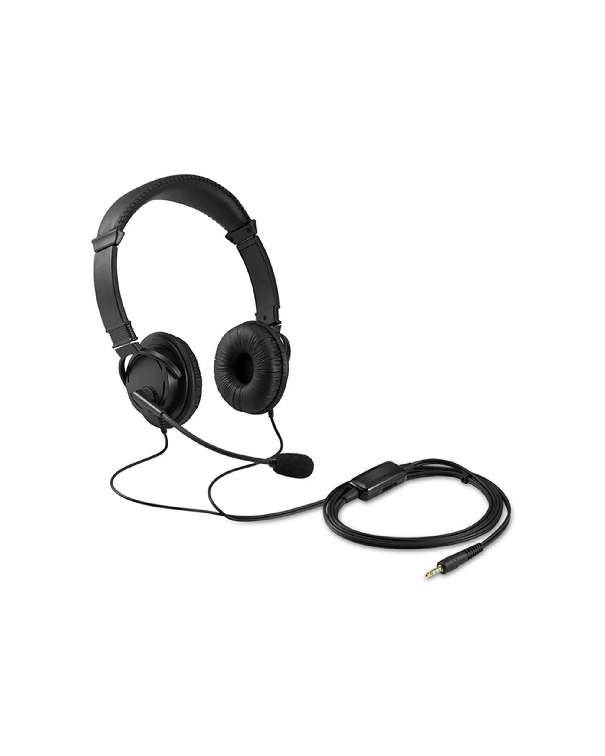 5 Kensington Hi-Fi Headphones With Mic And Volume Control Stereo Headset
 - black, 5 of 7