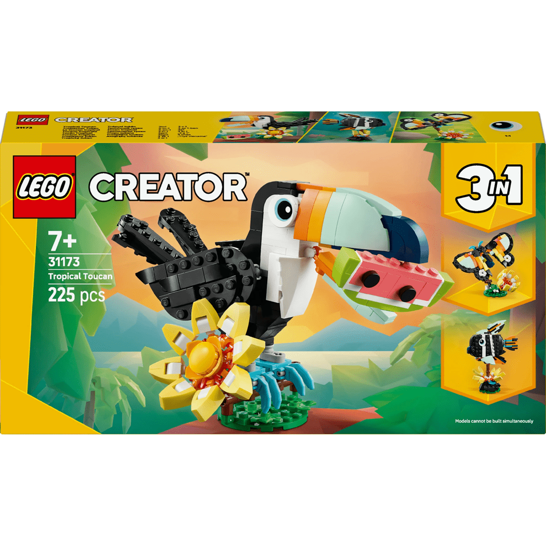 1 LEGO Creator Wild Animals: Tropical Toucan 31173, 1 of 10
