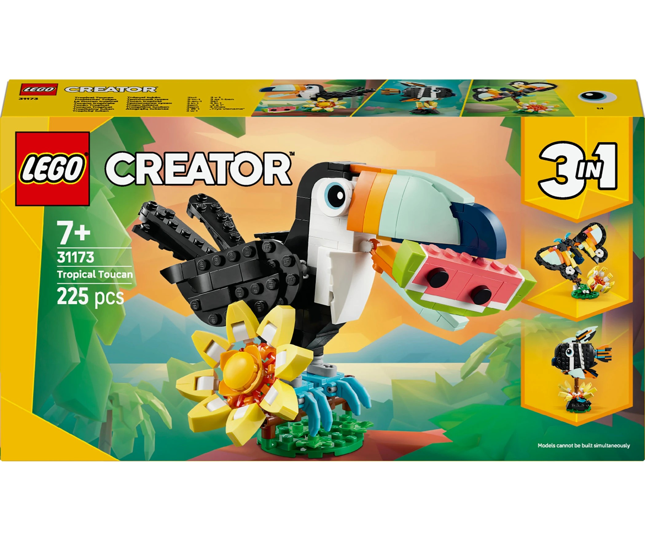 1 LEGO Creator Wild Animals: Tropical Toucan 31173, 1 of 10
