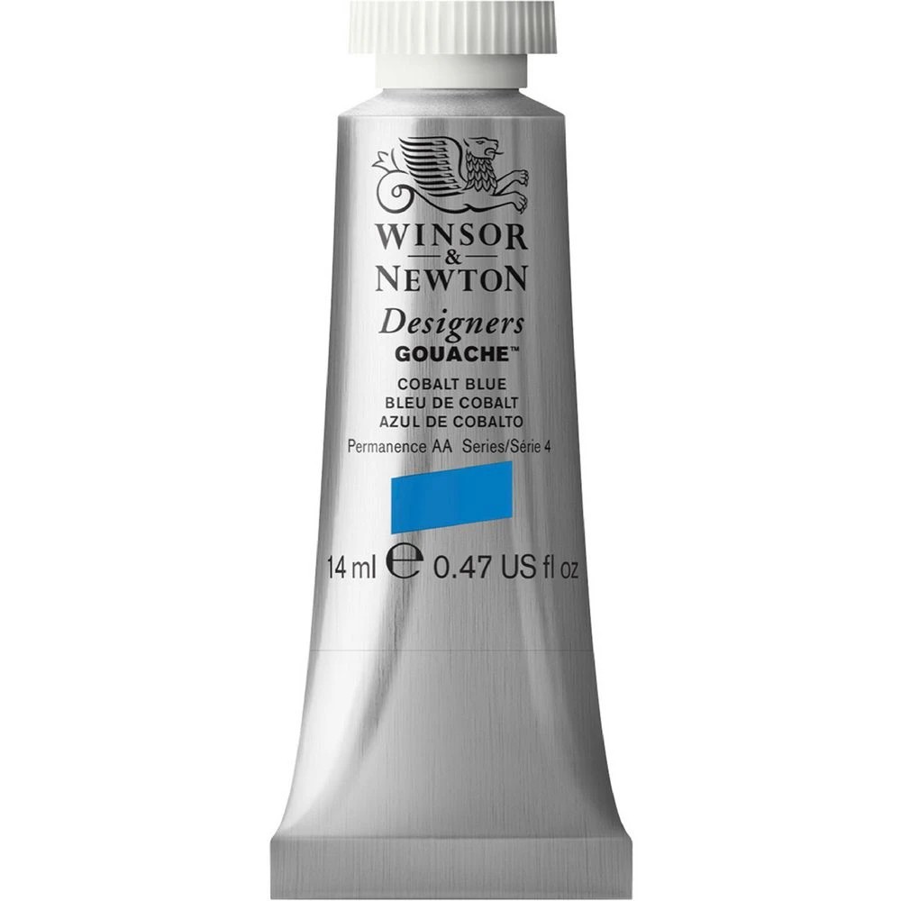 1 Winsor & Newton Designers Gouache 14mL Cobalt Blue S4, 1 of 1