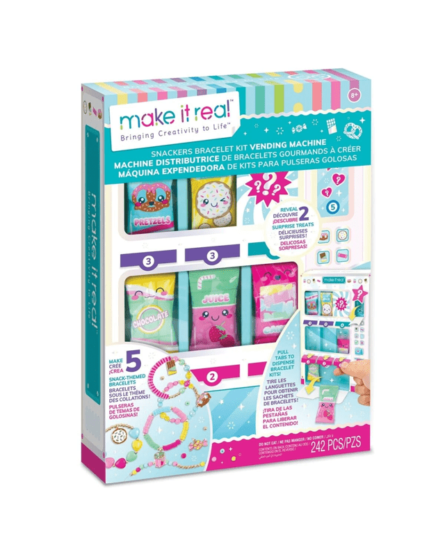242 Piece Make It Real Snackers Bracelet Kit Vending Mac