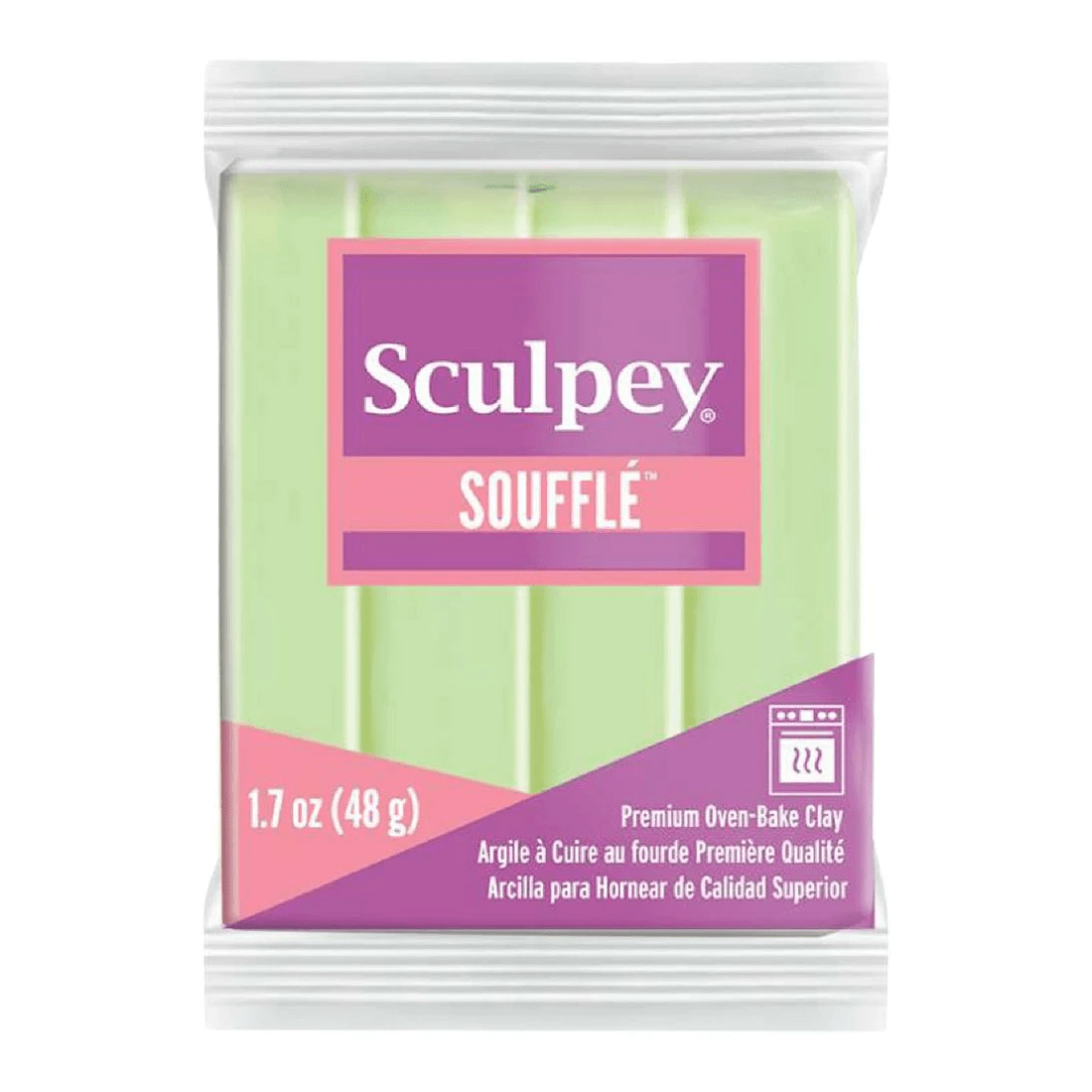 1 Sculpey Souffle Modelling Clay Pistachio 48g, 1 of 3