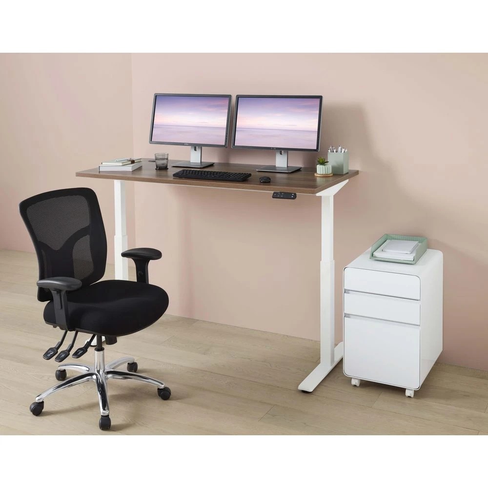 6 Matrix Executive Sit Stand Electric Desk 1500mm Walnut Desks, Tables and Workstations, 6 of 8