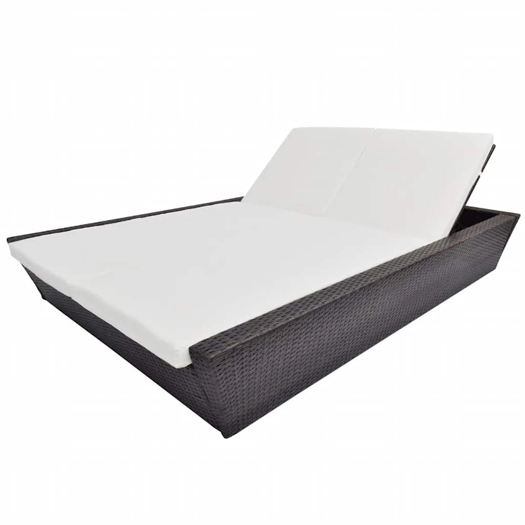 4 vidaXL Sunlounger Height-Adjustable - Brown, 4 of 8