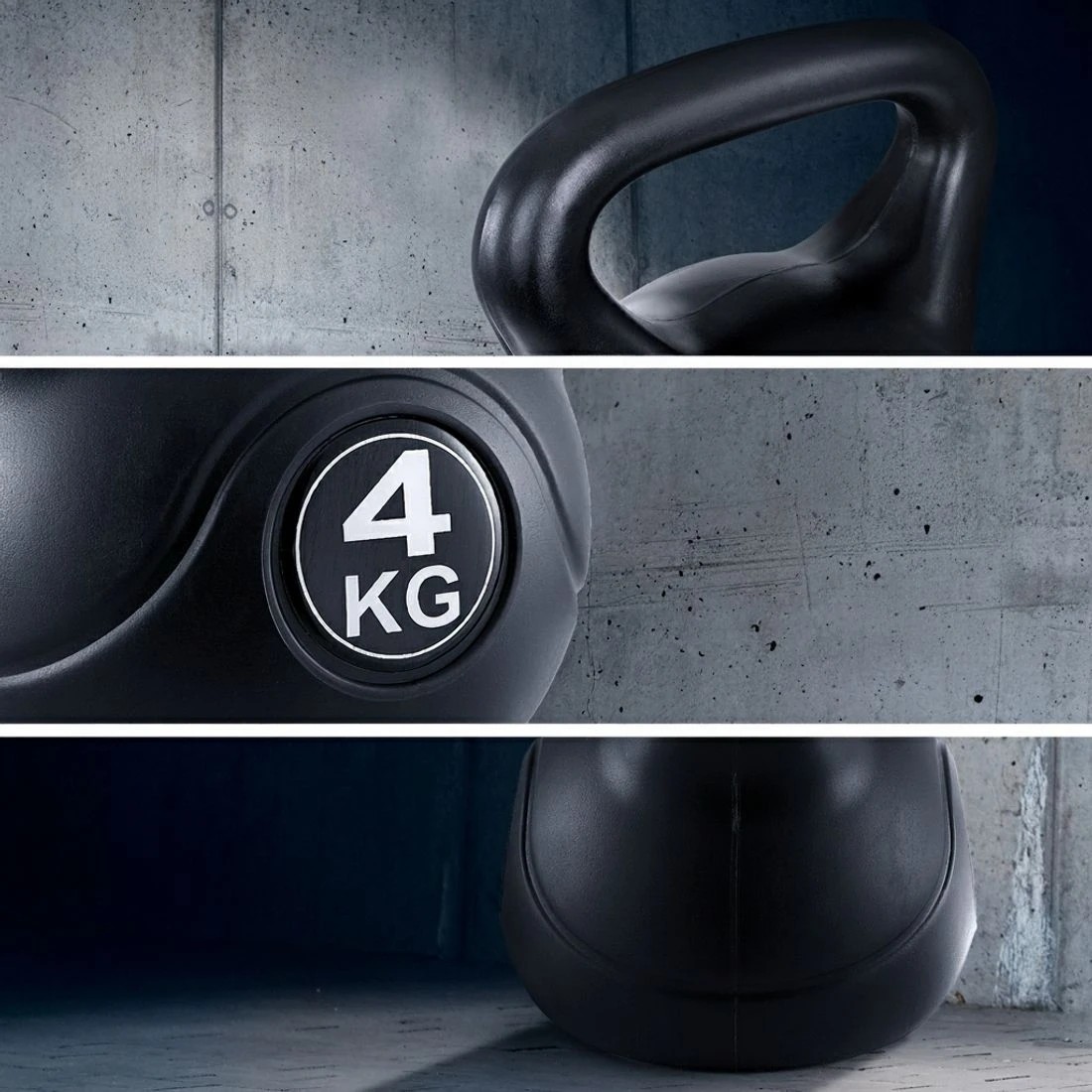 4 Everfit 4kg Kettlebell Set - Black, 4 of 6