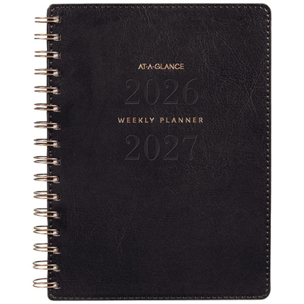 1 At-A-Glance Signature A5 Diary Week to View FY26/27 Black, 1 of 1