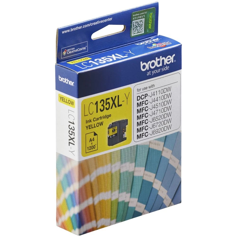 2 Brother LC 135XL Ink Cartridge Yellow, 2 of 2