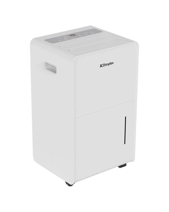 Dimplex 30L Room Portable Dehumidifier With 4L Tank 2 Fan Speeds 24 Hour Timer - White
