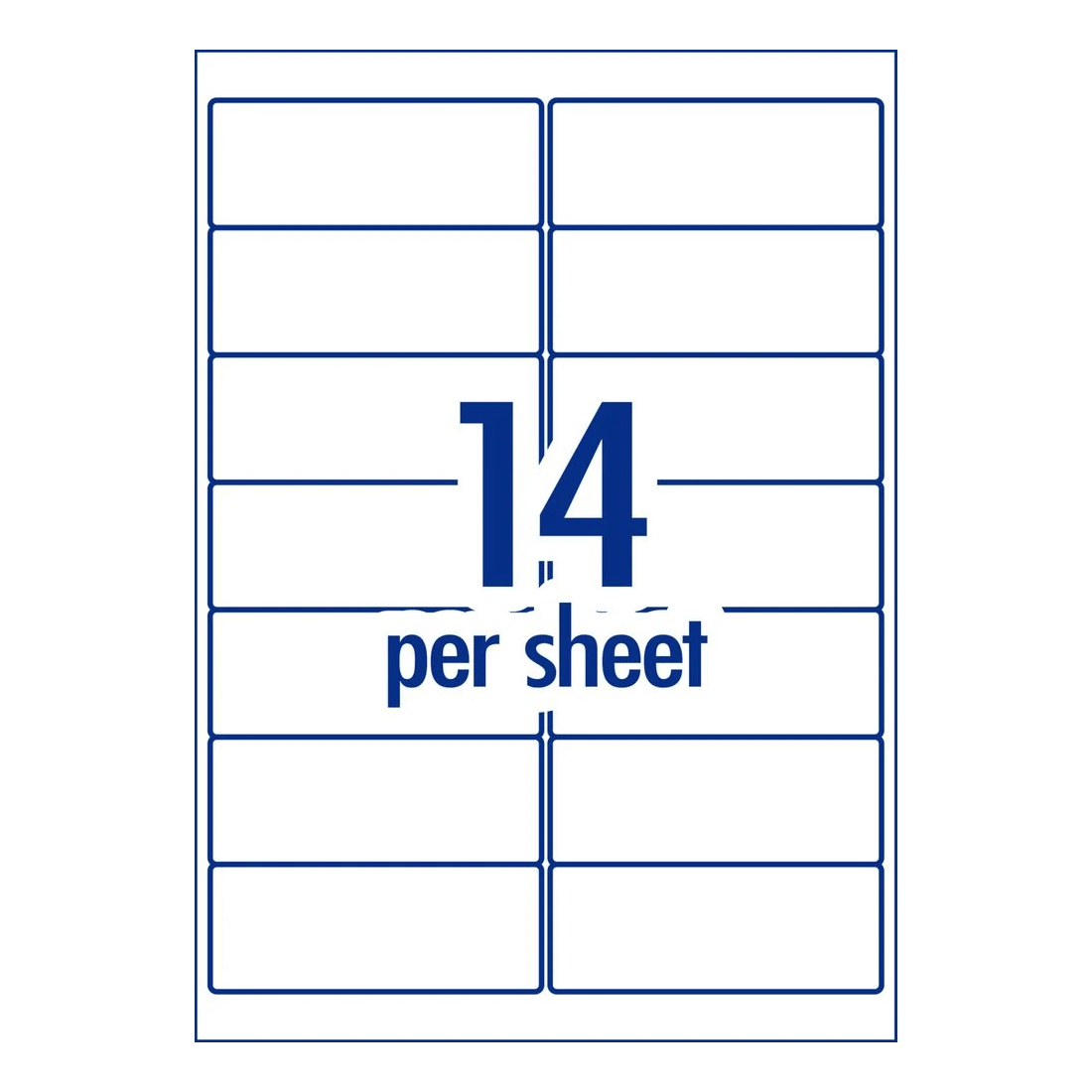3 Avery Premium White Addressing Labels AveryEco 14UP 20 Sheets, 3 of 10