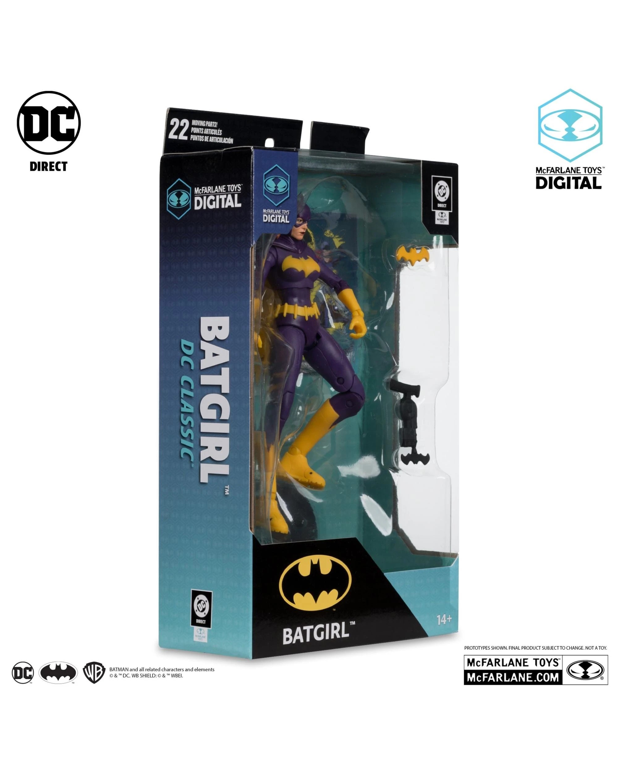 8 McFarlane Digital DC Direct DC Classic Batgirl 7 inch Action Figure, 8 of 9