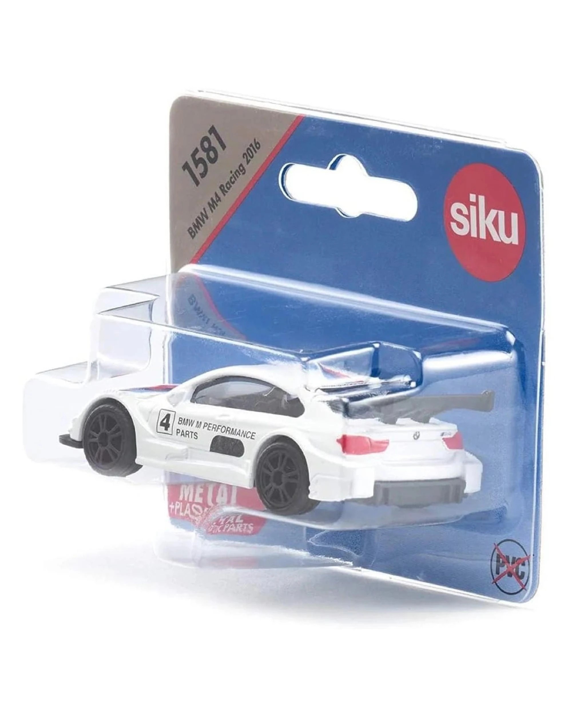 4 Siku BMW M4 Racing 2016 - 1581 - White, 4 of 4