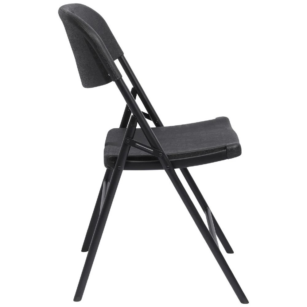 2 J.Burrows Outdoor Folding Chair Black Visitor Chairs and Stools, 2 of 7