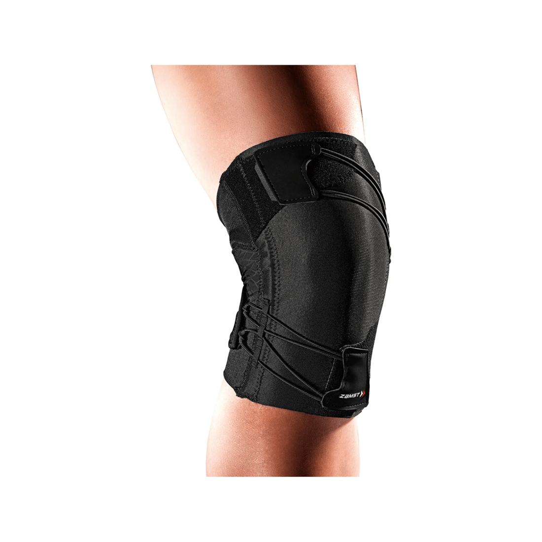 1 Zamst Right S Knee Support Brace Running Breathable Water-Repelling Adjustable - Black, 1 of 1