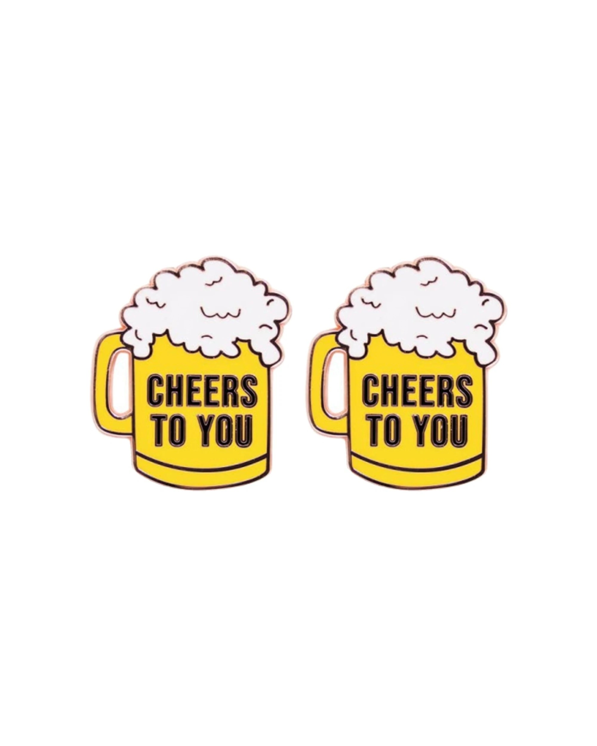 1 Splosh 2PK Father's Day Cheers Keepsake Pin Enamel Heartfelt Collectable - ONE SIZE - Gold, 1 of 5