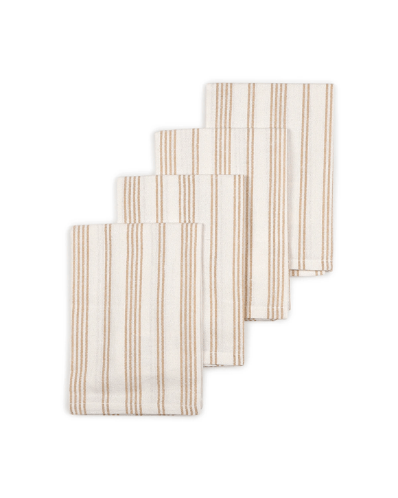 4 Pack Sand Stripe Napkins