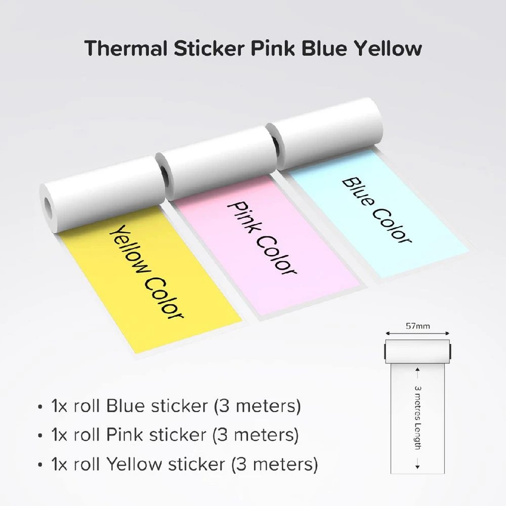 2 myFirst Thermal Sticker Pink Blue and Yellow, 2 of 2