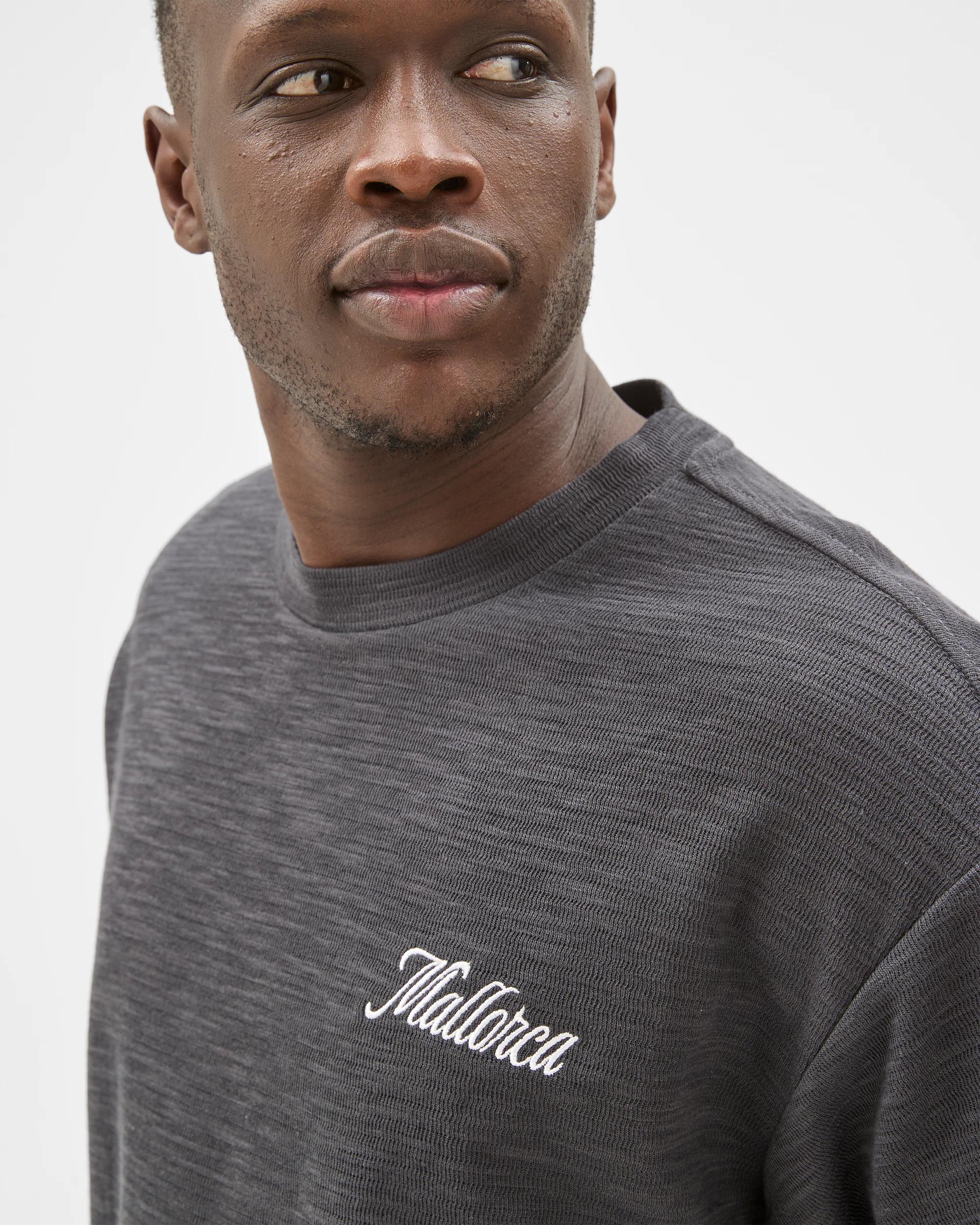 4 Commons Textured Graphic T-Shirt BLACK MALLORCA, 4 of 5