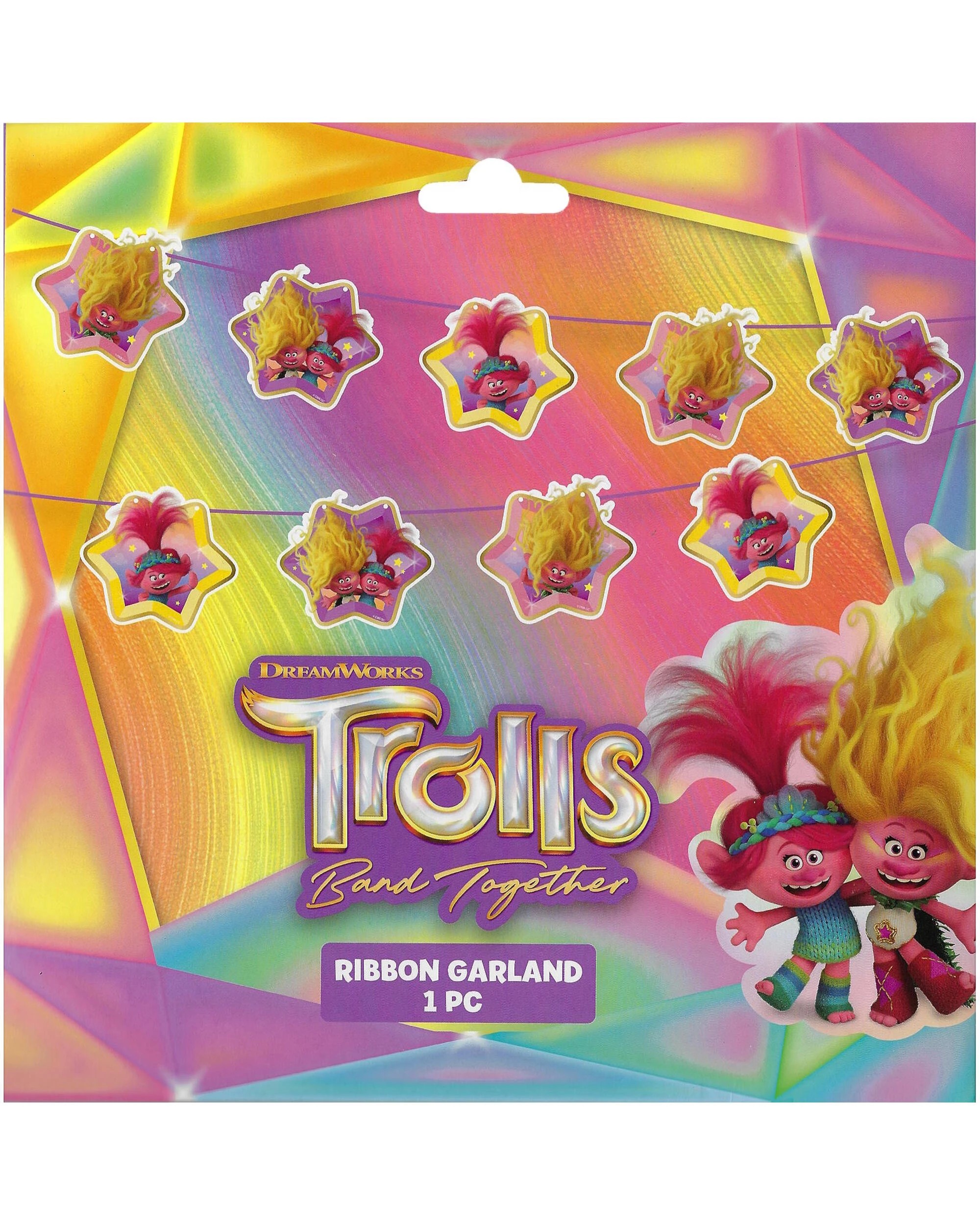 2 Amscan Inc. Trolls Band Together Garland Banner - Multi, 2 of 2