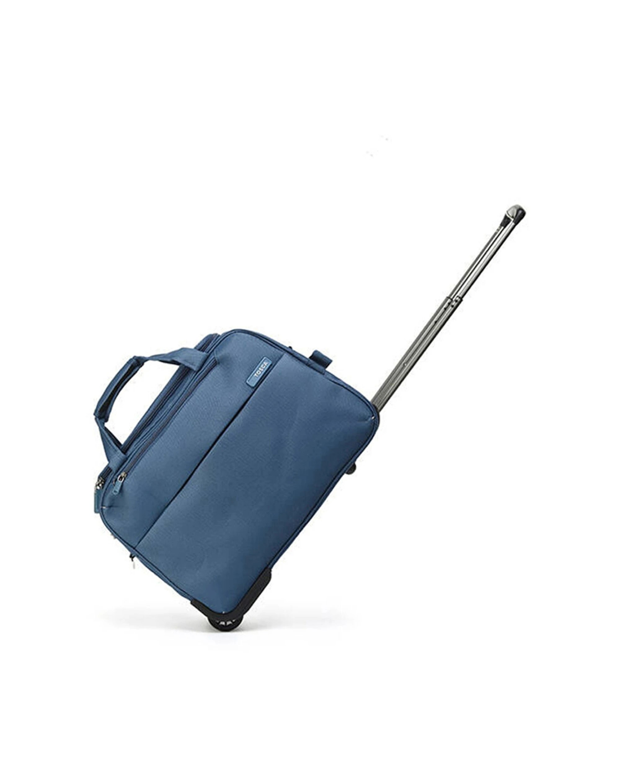 1 Tosca So-Lite 45L Cabin Travel Trolley Bag With Wheels - Blue, 1 of 3