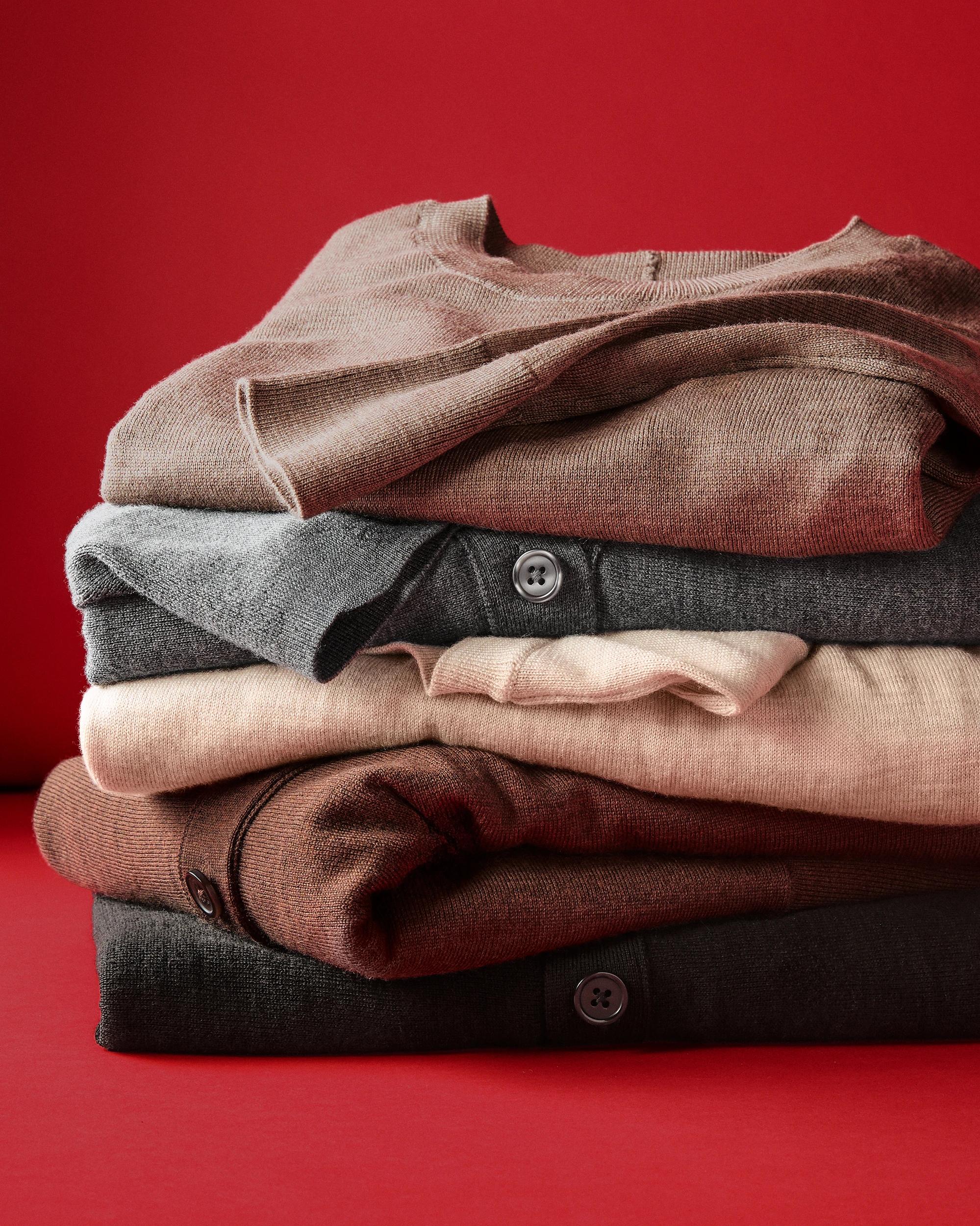 8 Preview Australian Merino Wool Batwing Cardigan CHARCOAL, 8 of 10