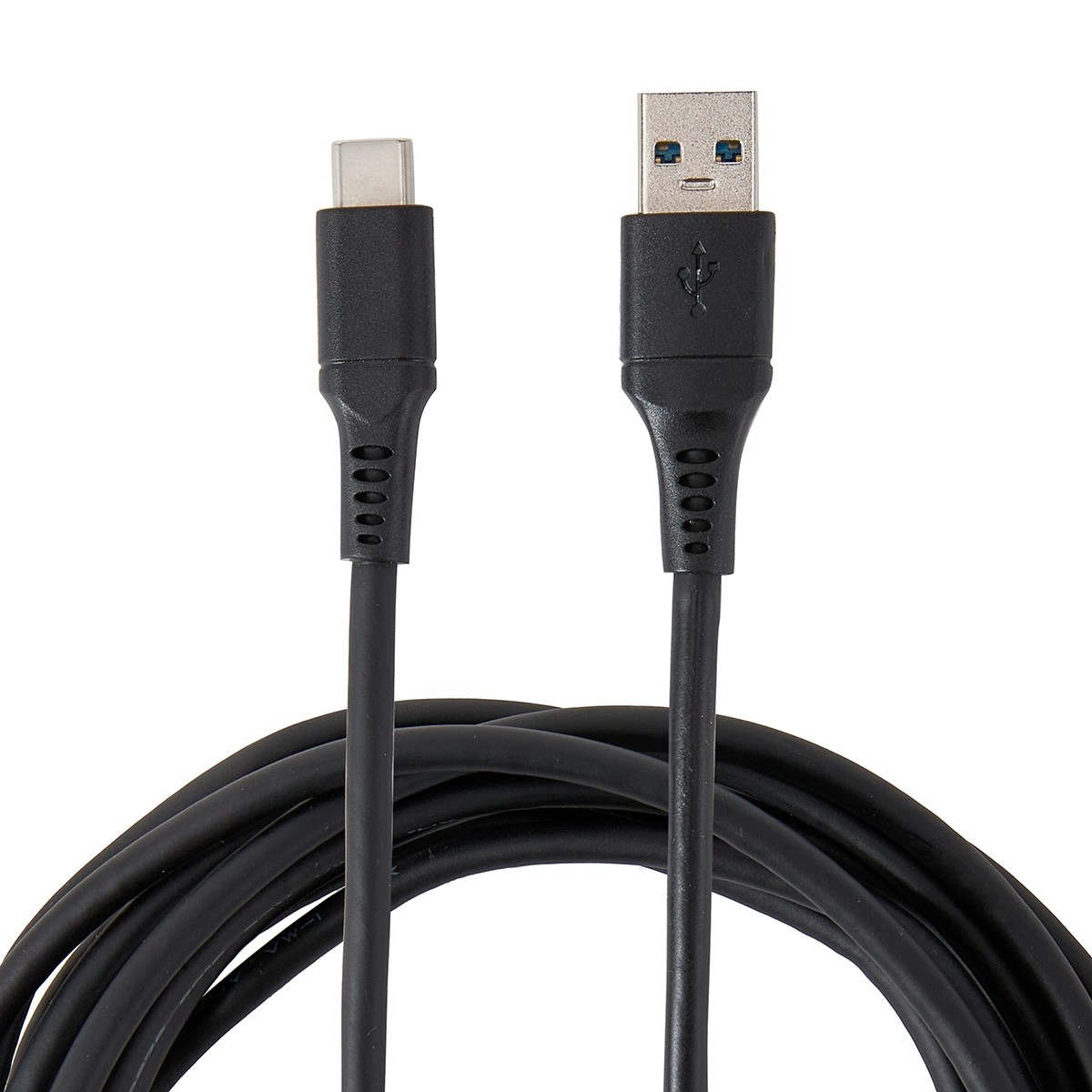 1 USB-A to USB-C Cable - 3m, Black, 1 of 4