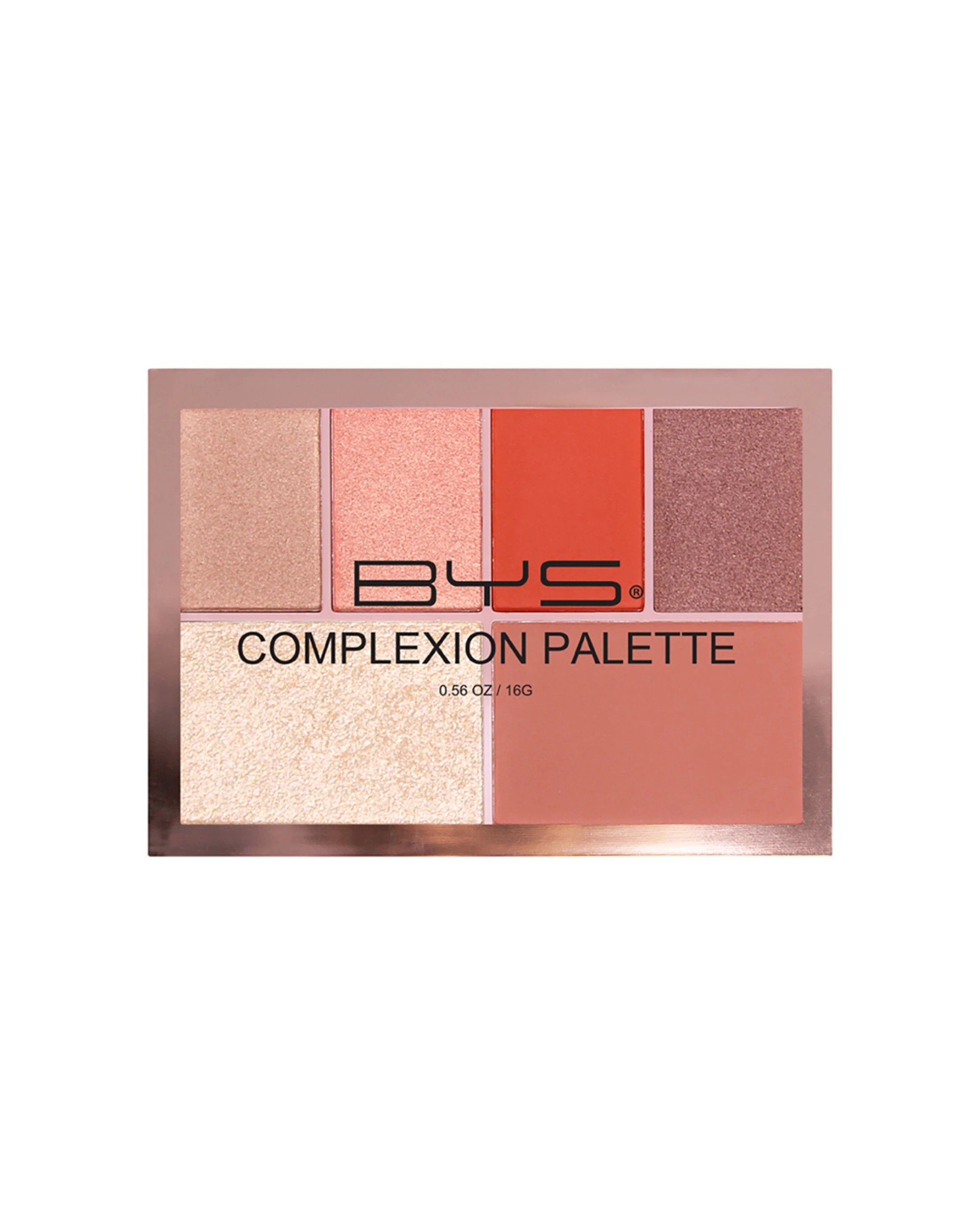 1 BYS Complexion Palette Fire Makeup 6 Shades 16g - Multi, 1 of 3