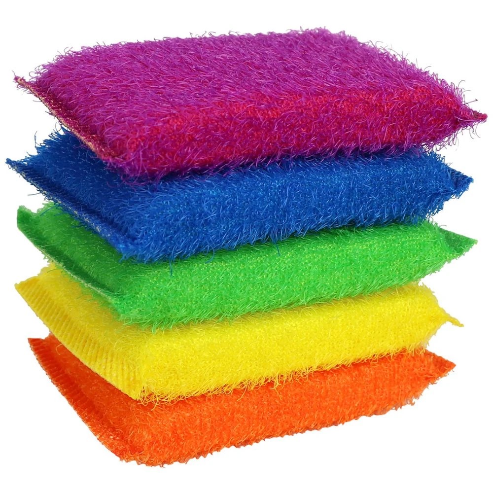 2 Sabco Scrubby Sponges Rainbow 5 Pack, 2 of 4