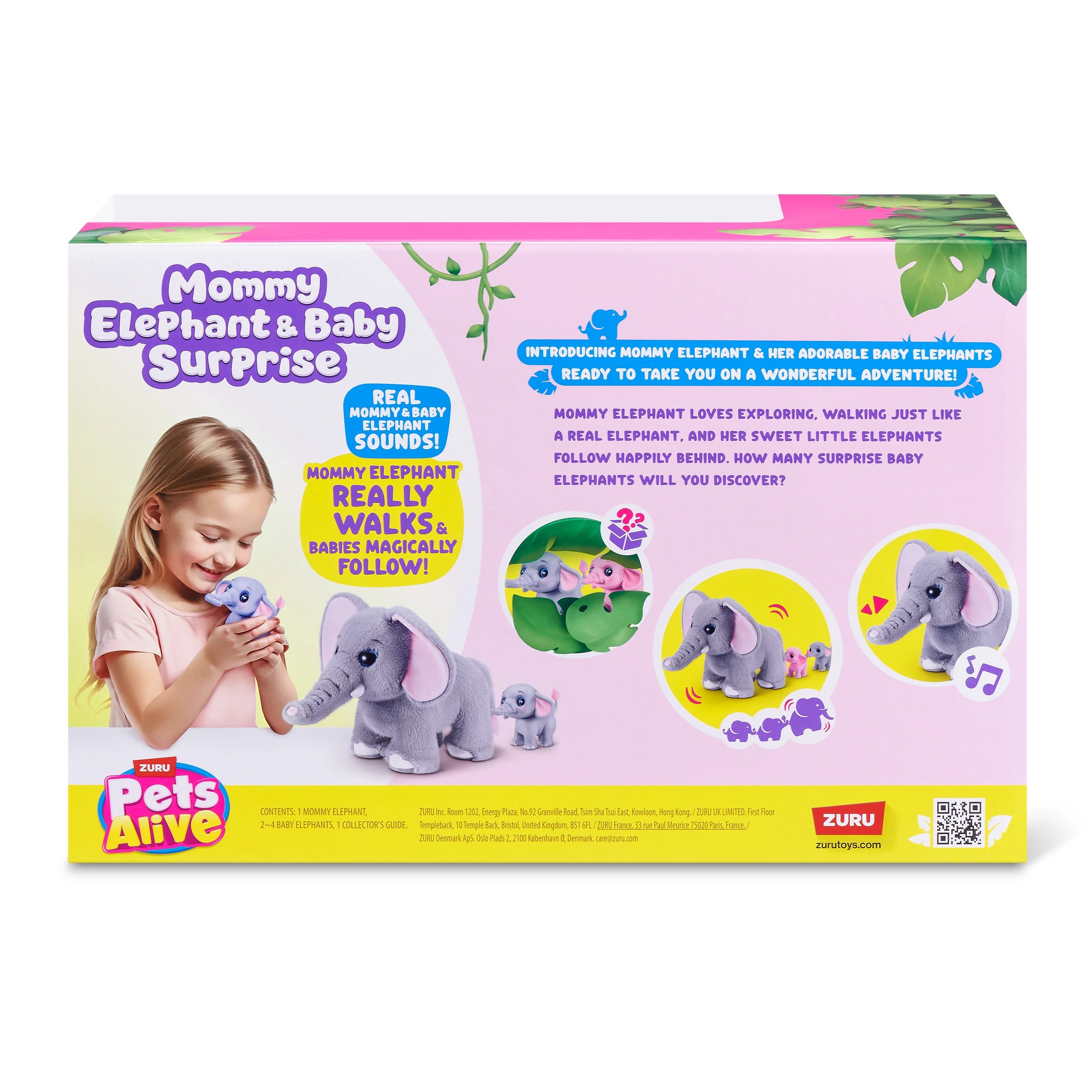 10 Zuru Pets Alive Mommy Elephant & Baby Surprise - Assorted, 10 of 10