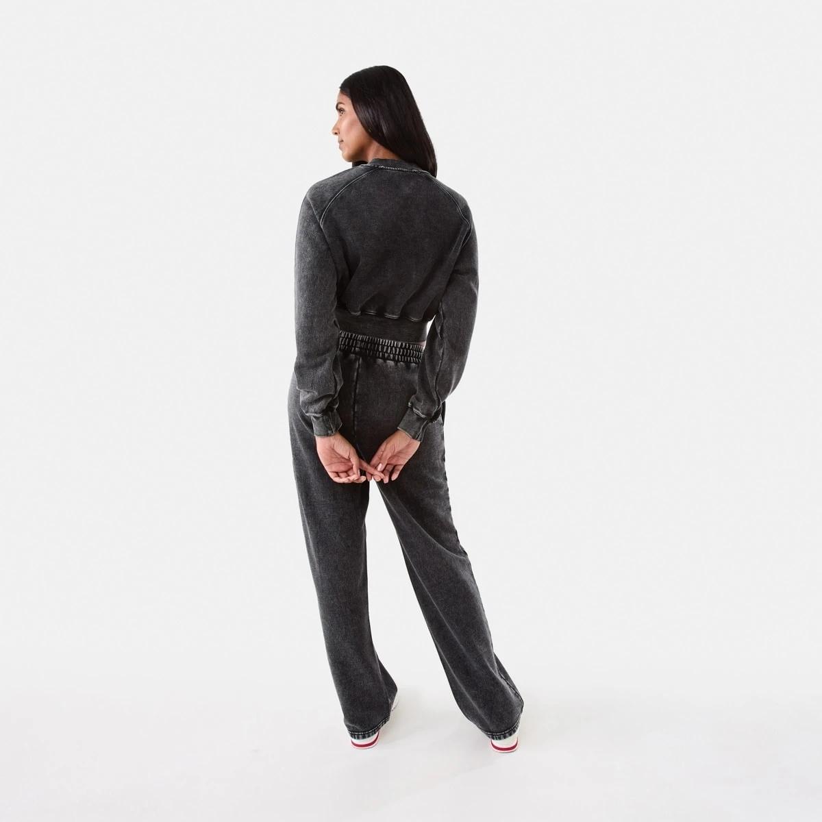 4 Washed Bomber Jacket Black, 4 of 7