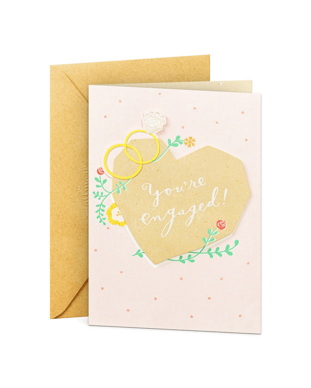 Hallmark Engagement Card - R