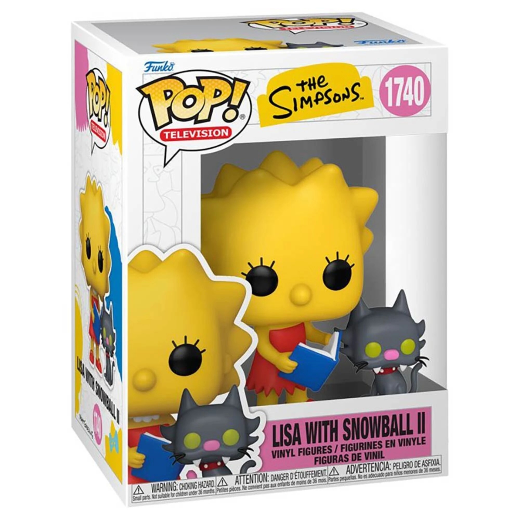 2 The Simpsons - Lisa Simpson with Snowball II Pop! Vinyl Figure, 2 of 2