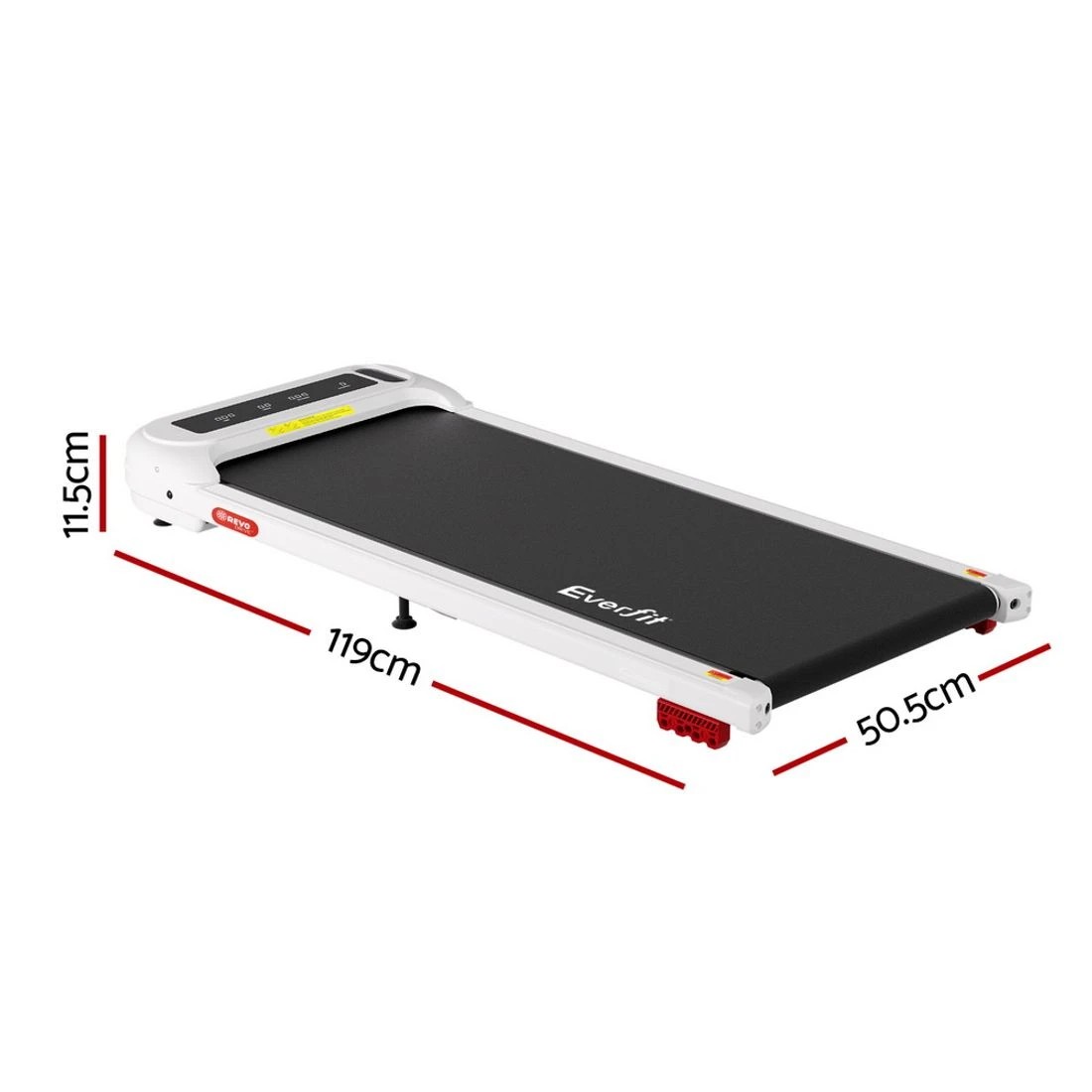 2 Everfit 3 in 1 Treadmill Electric Walking Pad with Incline Under Desk Home Gym, 2 of 7