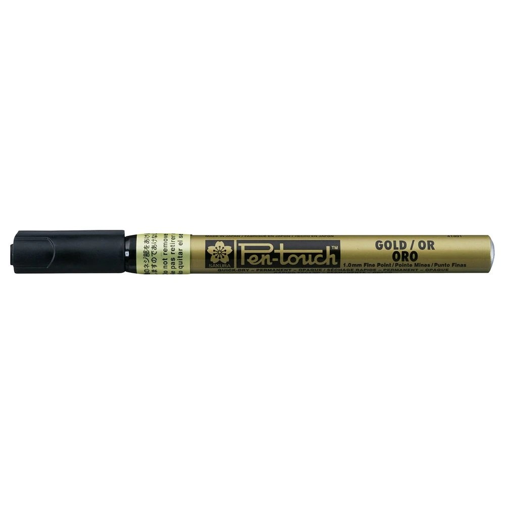 3 Sakura Pen-touch Paint Marker 1mm Gold, 3 of 8