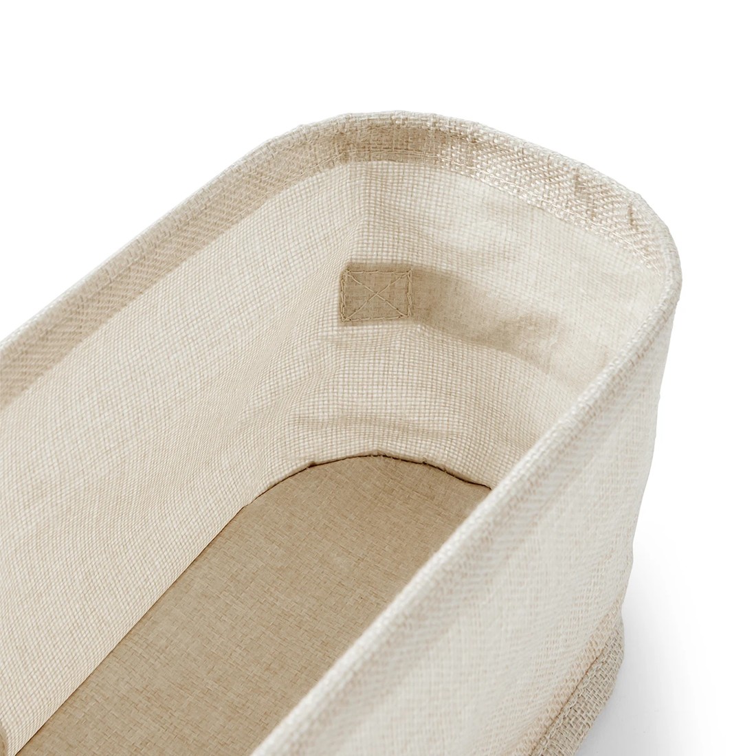 9 Linen Look Open Storage Box - Narrow, Beige, 9 of 9