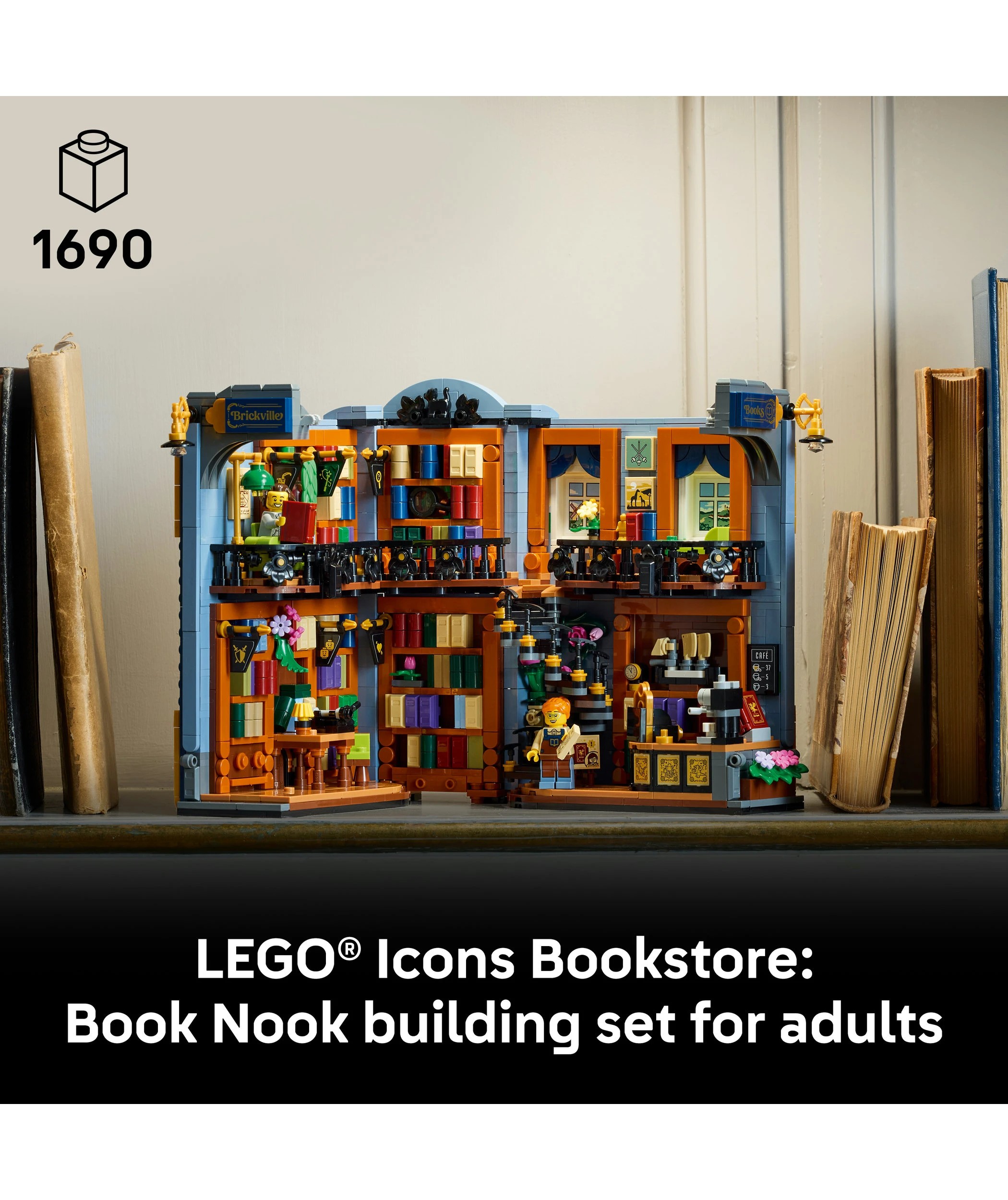 4 LEGO Icons Bookshop: Book Nook 11379, 4 of 11