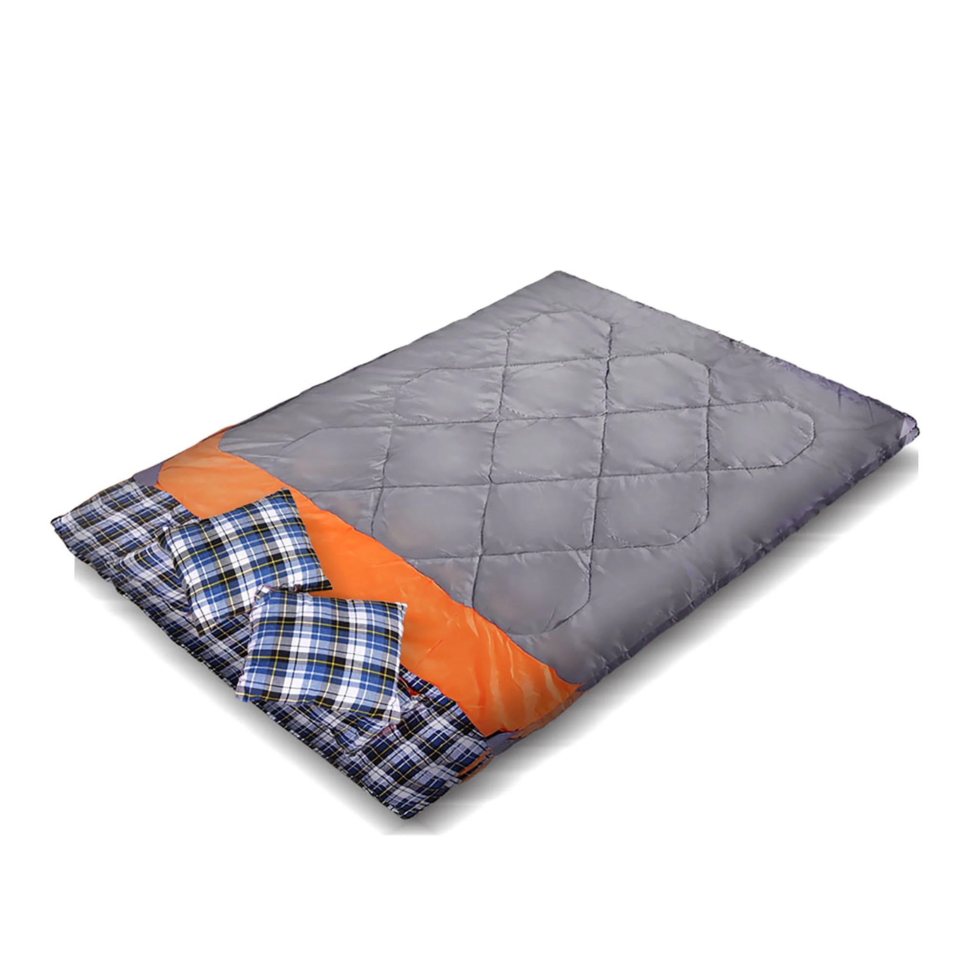 2 Mountview Double Sleeping Bag Bags Outdoor Camping Hiking Pillow -10℃ Thermal, 2 of 6