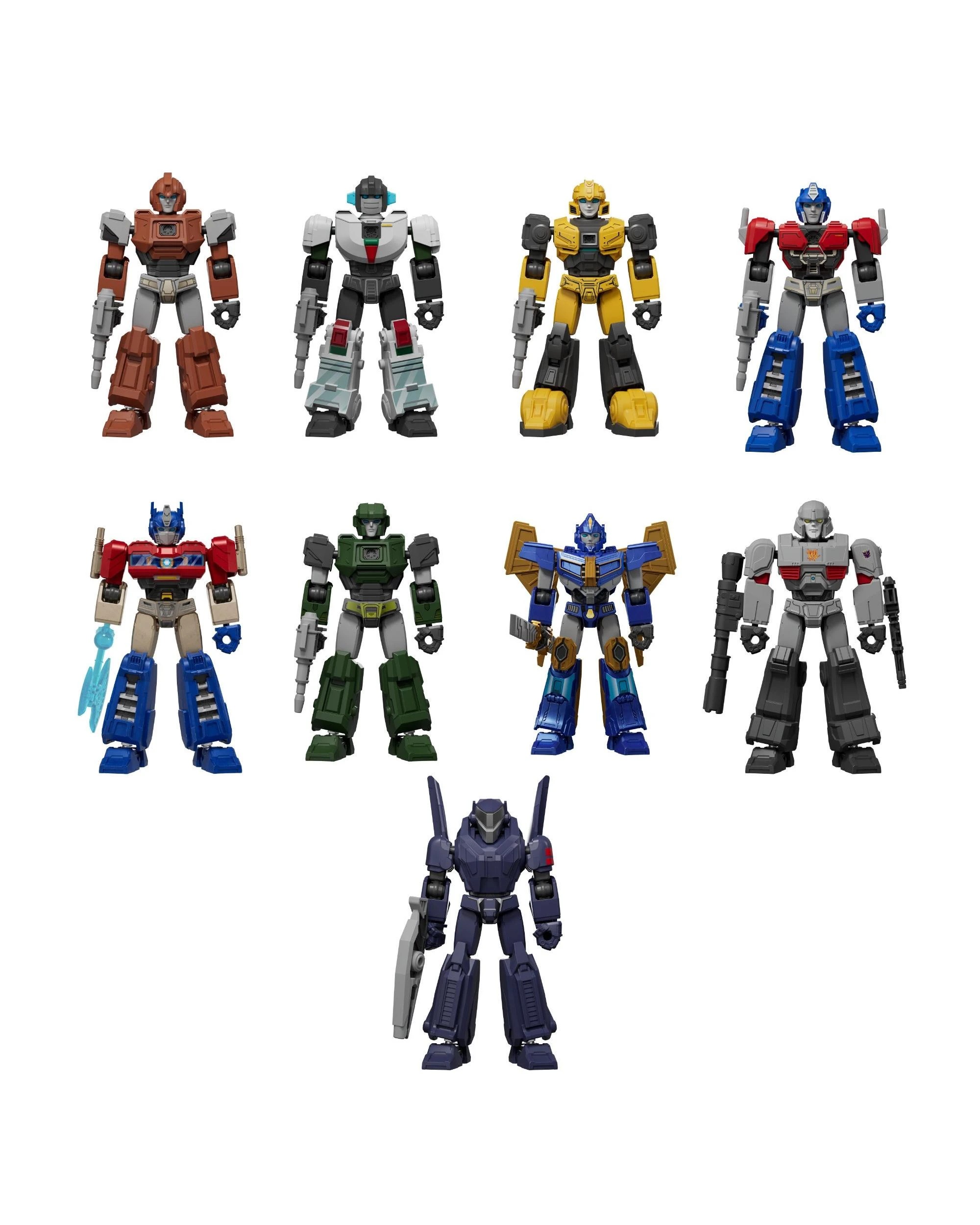 3 Blokees Transformers Galaxy Version 05 One Model Kit Blind Box - Set of 9, 3 of 4