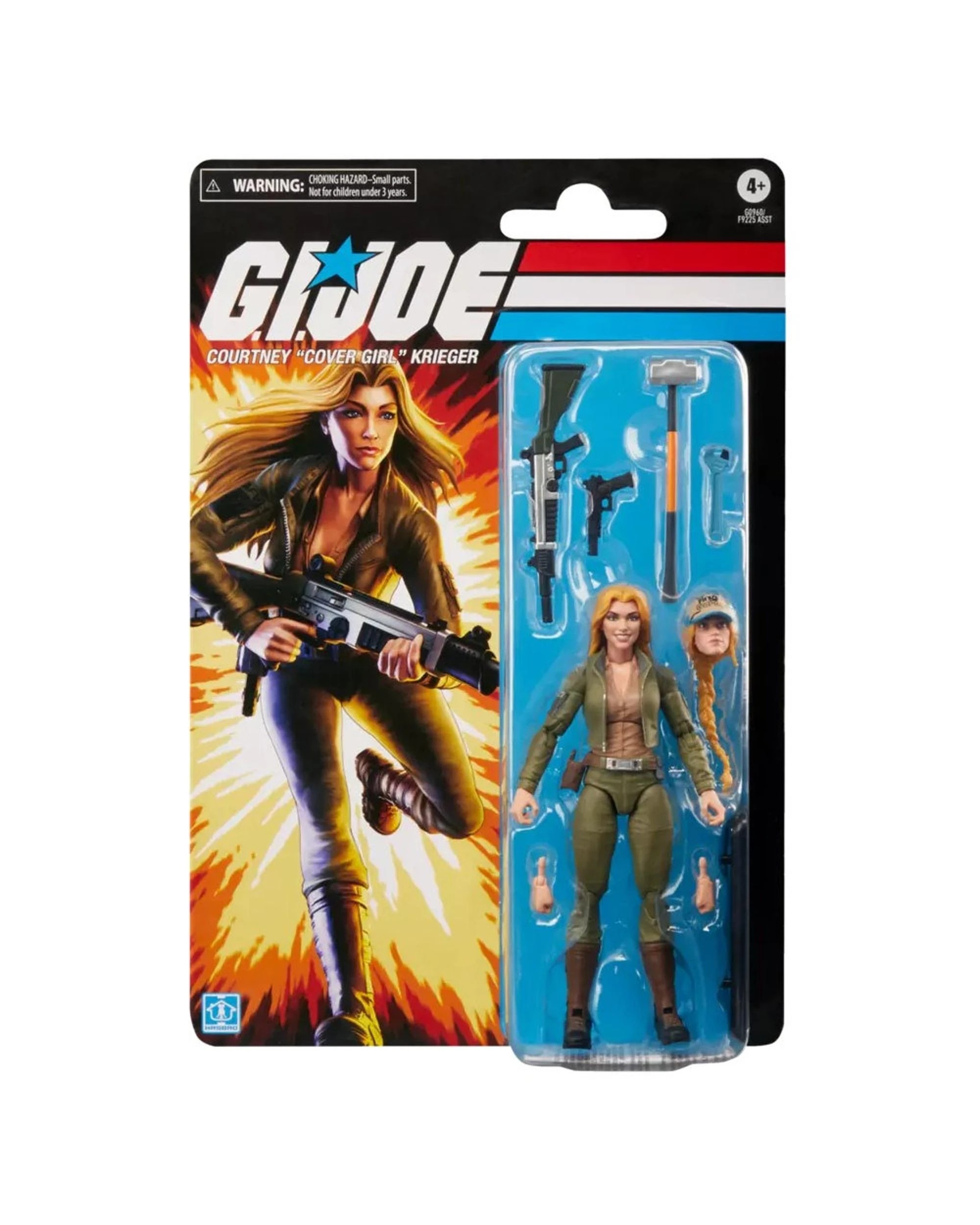 1 G.I. Joe Classified Series: Retro Cardback Courtney Cover Girl Krieger Action Figure, 1 of 4