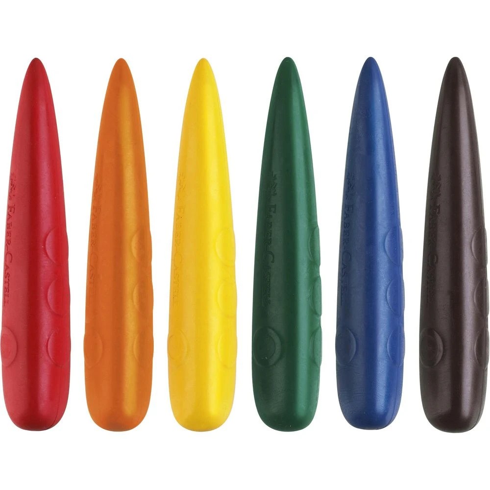 2 Faber-Castell Little Creatives Easy Grasp Finger Crayons 6, 2 of 8