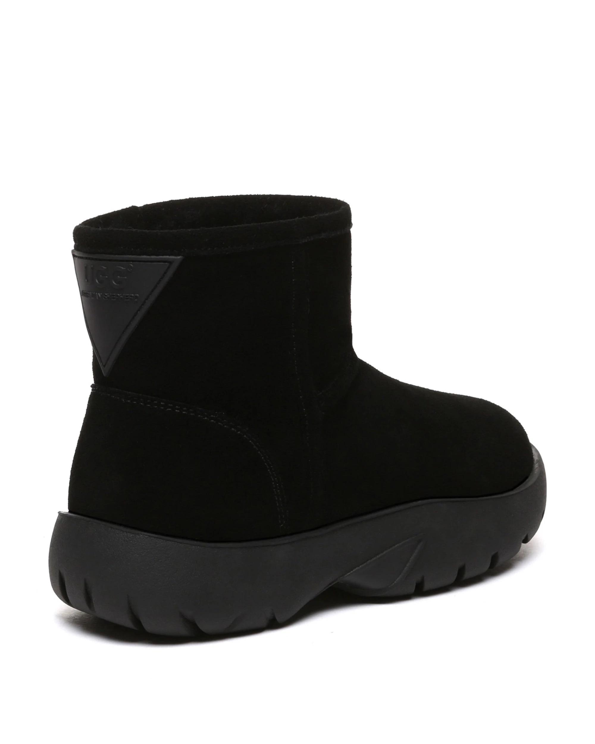 3 Australian Shepherd UGG Womens Salma Chunky Boots BLACK, 3 of 5
