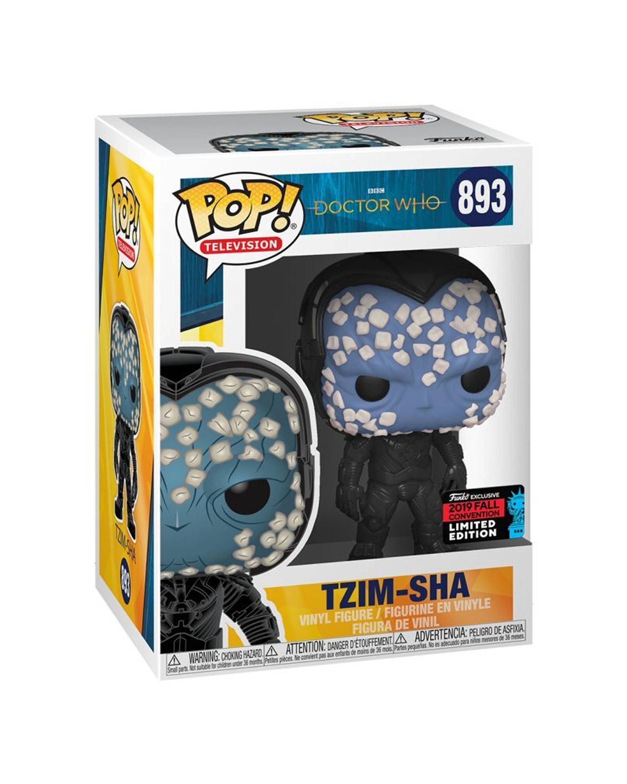 3 Pop Vinyl Figurine Doctor Who - Tzim Sha NYCC 2019 - 10cm Plastic Collectible - Multi, 3 of 3