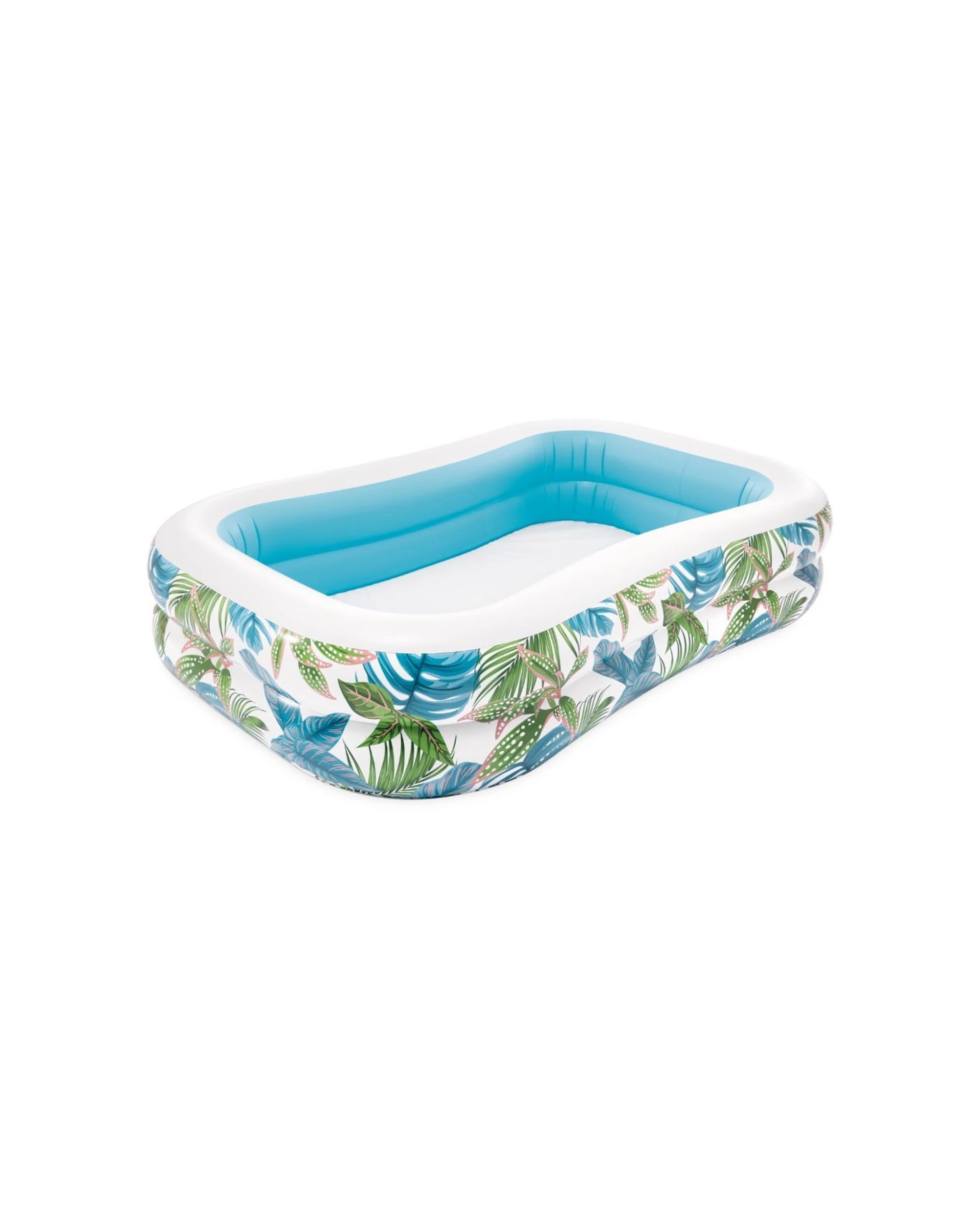 9 INTEX Tropical Swim Center Inflatable Family Pool 90In x 60In x 19In 600L - Multi, 9 of 9