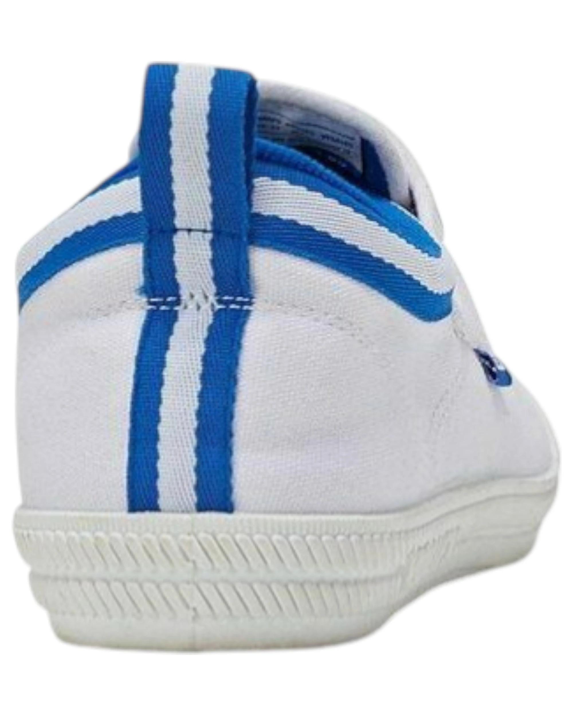 3 Volley Dunlop s International Low Canvas Casual Mens Shoes - White/Blue WHITE/BLUE INTERNATIONAL LOW, 3 of 4