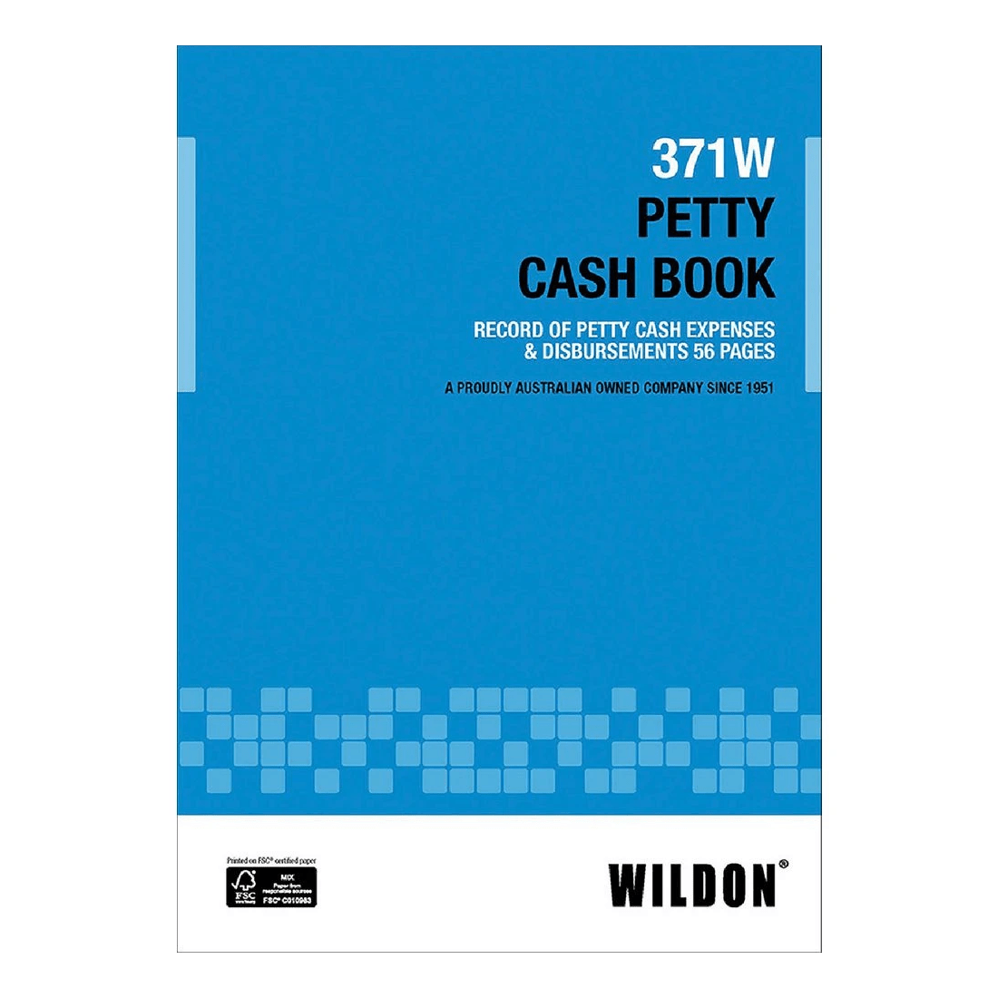 Wildon 371W Petty Cash Book - Kmart
