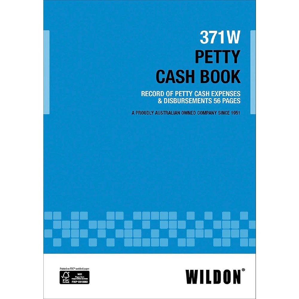 1 Wildon 371W Petty Cash Book, 1 of 1