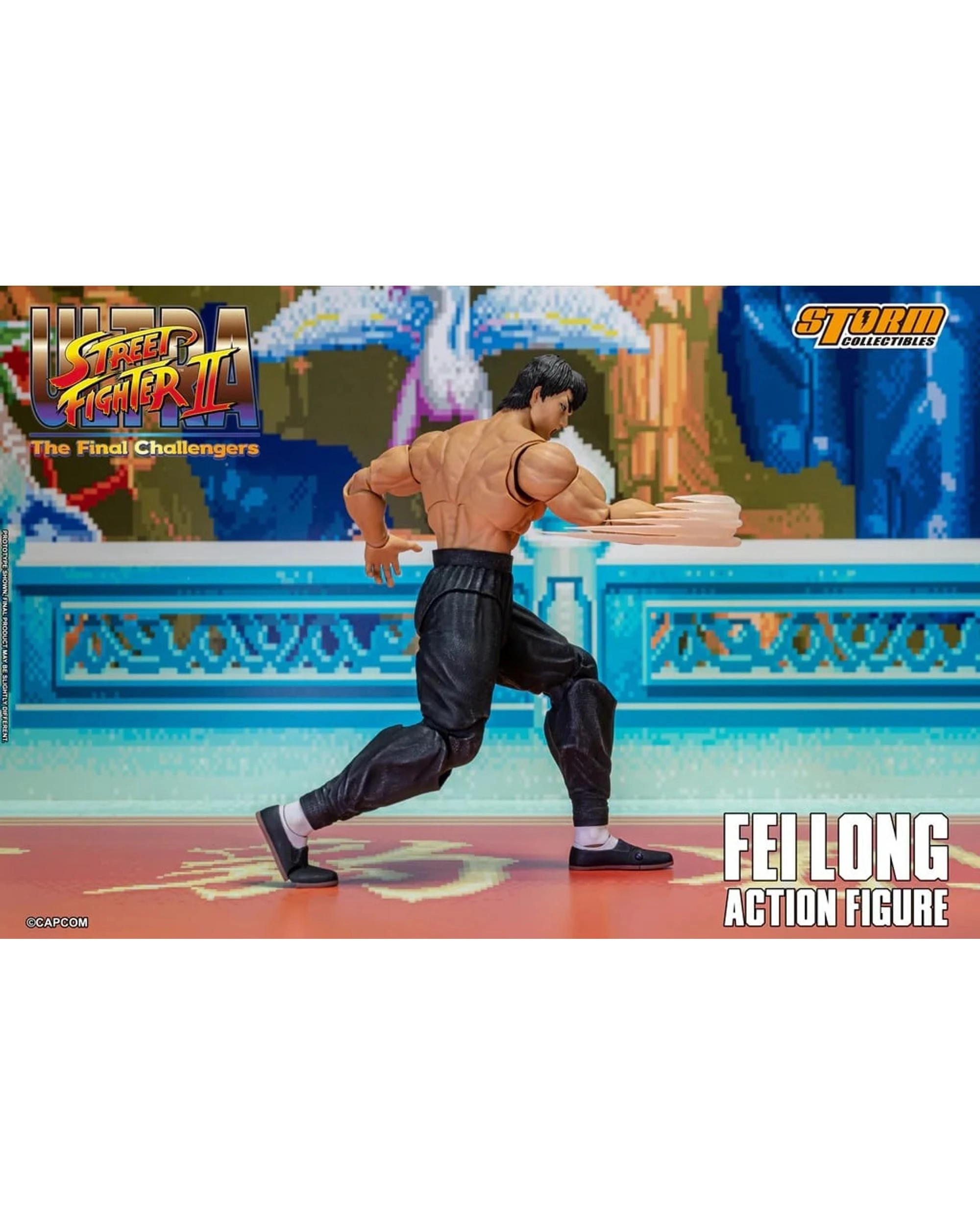7 Ultra Street Fighter II The New Challengers Fei Long Action Figure, 7 of 10