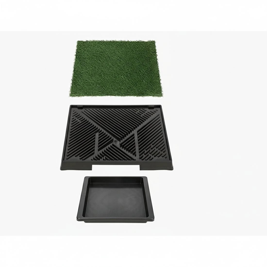 4 i.Pet Pet Training Pad Dog Potty Toilet Large Loo Portable With Tray Grass Mat - Green, 4 of 5