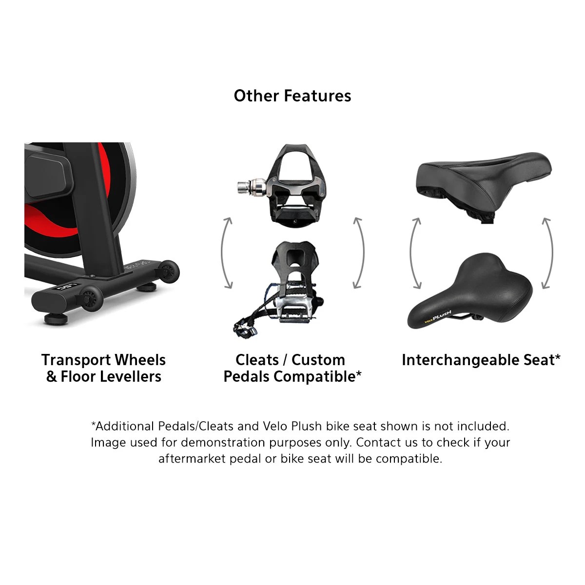 8 LSG SPG-230 Magnetic Spin Bike - Black, 8 of 10