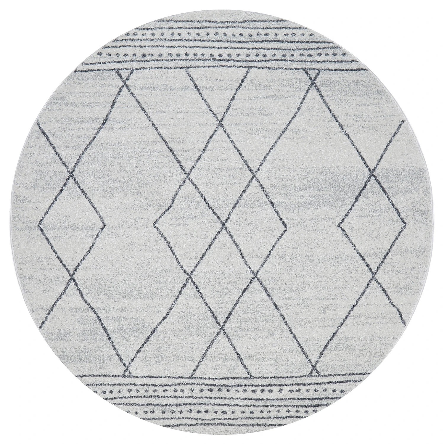 2 Common Ground Rugs Elysium Gina 150x150cm - Small Round Rug - Natural, 2 of 6