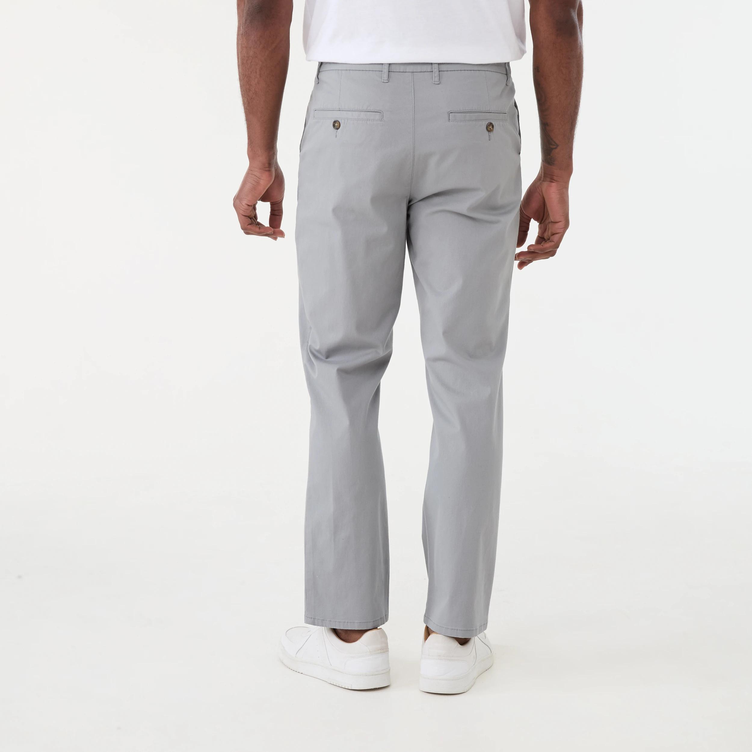 3 Straight Casual Chino Pants WILD DOVE, 3 of 5